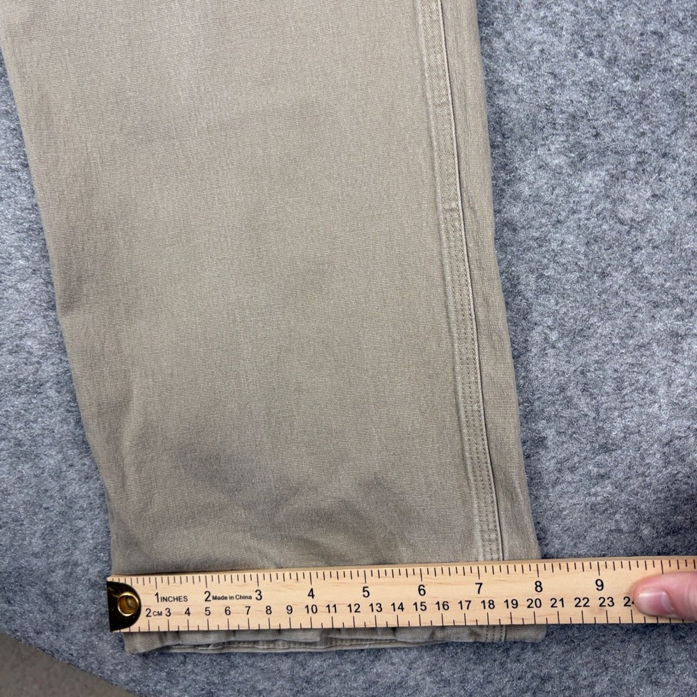 Duluth Trading Co Flex Fire Hose Pants Mens 36x34 Tan Relaxed Fit Workwear - Picture 10 of 11